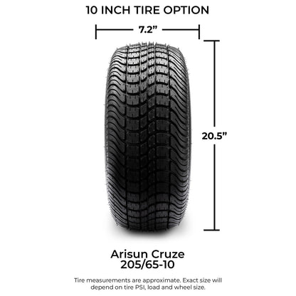 Arisun Cruze DOT Street 205/65‐10 - Set of 4