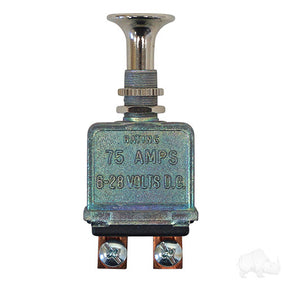 Push/Pull Headlight Switch, Heavy Duty, 12V 75A