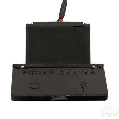 Power Center, 12 Volt Outlet with Dual USB Ports