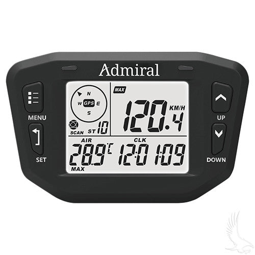 Admiral Speedometer, Digital GPS, Multi-Function