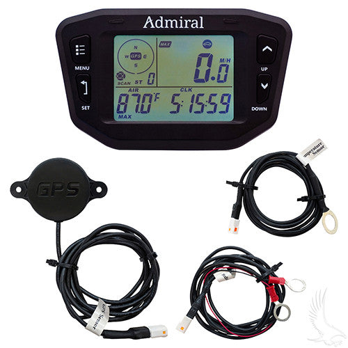 Admiral Speedometer, Digital GPS, Multi-Function