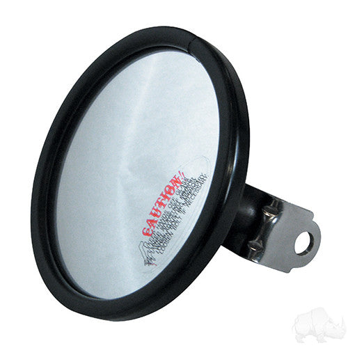 Mirror, Convex Side Mount Rear View, Black