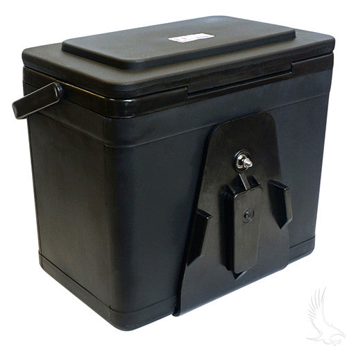 Insulated Large Capacity Cooler, Economy, Black 11.75 QT.