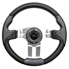 Rhox Aviator 5 Steering Wheel with Brushed Aluminum Spokes