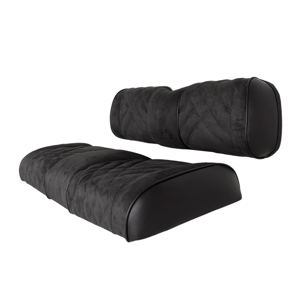 Premium RedDot® Black Suede GTW® Mach3 Rear Seat Cushions