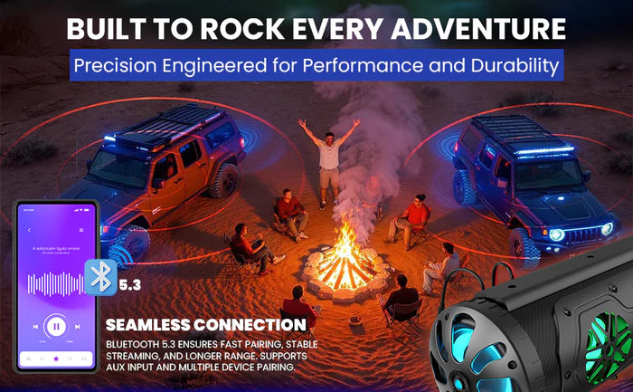 Lithium Rhino 33" Soundbar with T-Bracker Mount