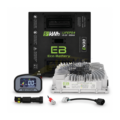 Eco Battery 48V 105Ah Thru-Hole Bundle - Select your Cart