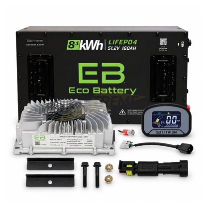 Eco Battery 48v 160ah Lithium Bundle Kit - Select your Cart