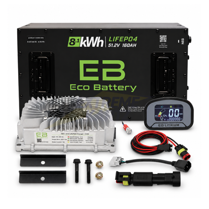 Eco Battery 48v 160ah Lithium Bundle Kit - Select your Cart