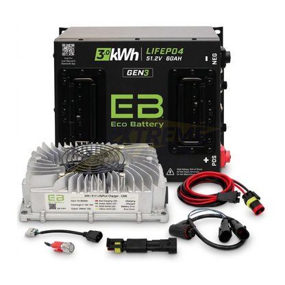 Eco Battery 48V 60Ah Lithium Bundle Kit