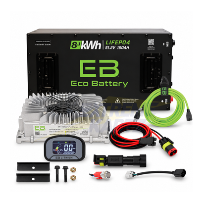 Eco Battery 48v 160ah Lithium Bundle Kit - Select your Cart