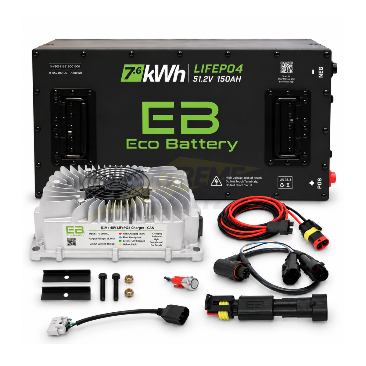 Eco Battery 48v 150ah Lithium Bundle