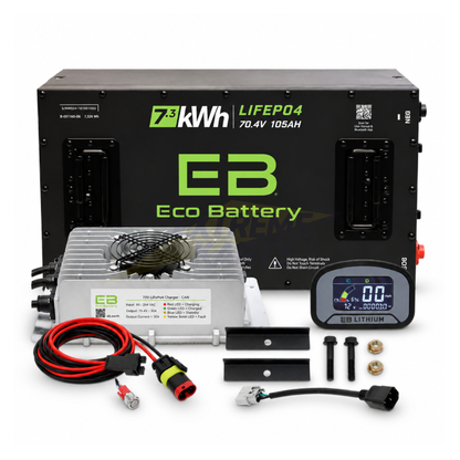Eco Battery 70V 105Ah Lithium Battery Bundle