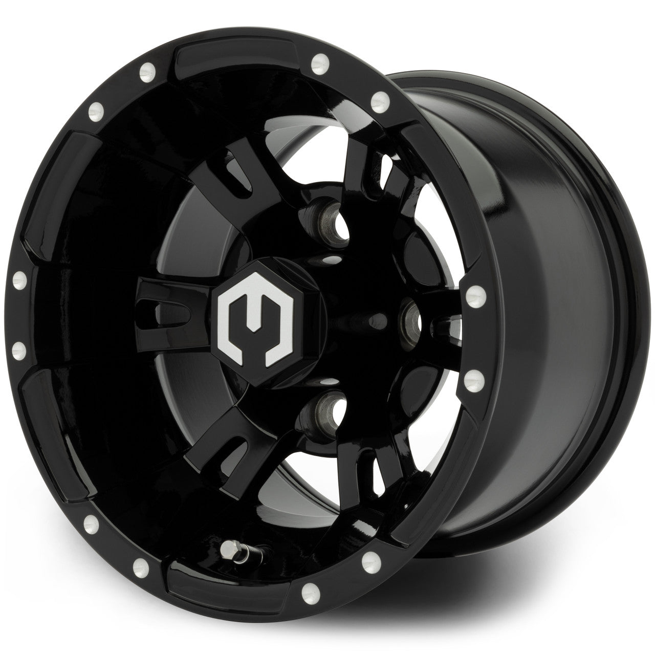 10" MODZ Ambush Glossy Black - Tire and Wheel Combo