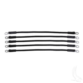 Battery Cable SET, Includes (5) 14" 6 gauge, Club Car DS 48V 95+