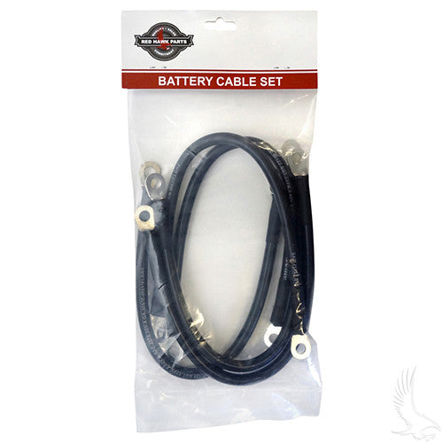 Battery Cable, BAG OF 5, 14" 4 Gauge Black