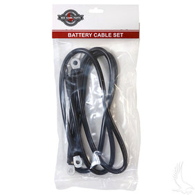 Battery Cable SET, Includes (3) 26" 4 Gauge, Club Car Precedent,12V Batteries