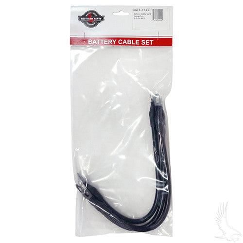 Battery Cable SET, Includes (3) 12" 6 gauge, E-Z-Go RXV 08+