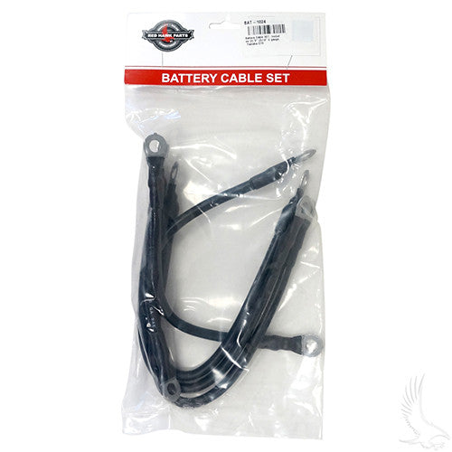 Battery Cable SET, Includes (2) 9" (3)14" 6 gauge, Yamaha G19