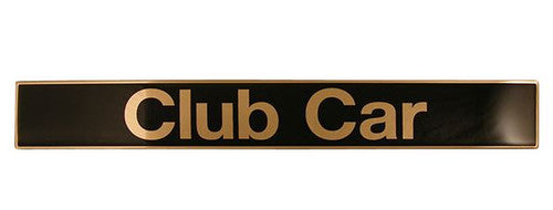 Club Car Precedent Front Cowl Nameplate Gold