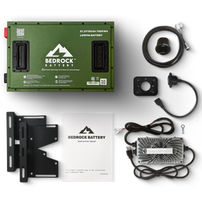 Bedrock Battery 48V 150Ah Lithium Conversion Kit Inclusion with Round Charge Meter - TXT & Star EV