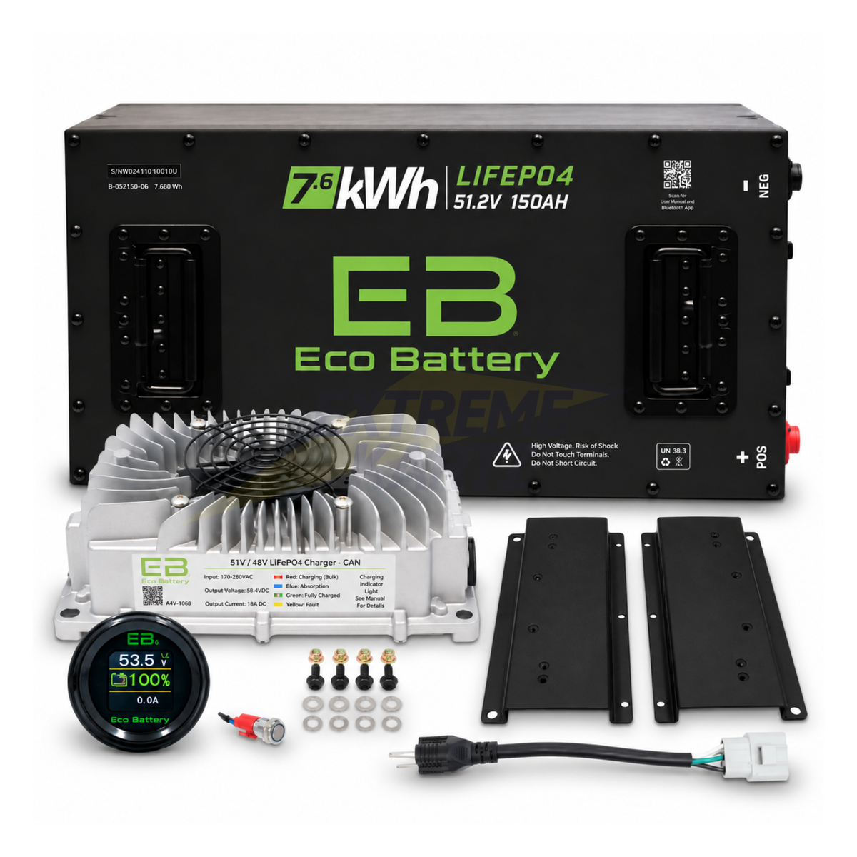 Eco Battery 48v 150ah Lithium Bundle