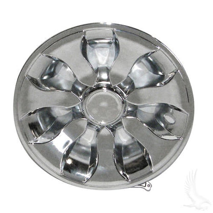 Wheel Cover, 8" Driver Chrome standard 8" wheels