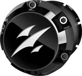 CC0027 SGC Center Cap – Black color – Silver logo