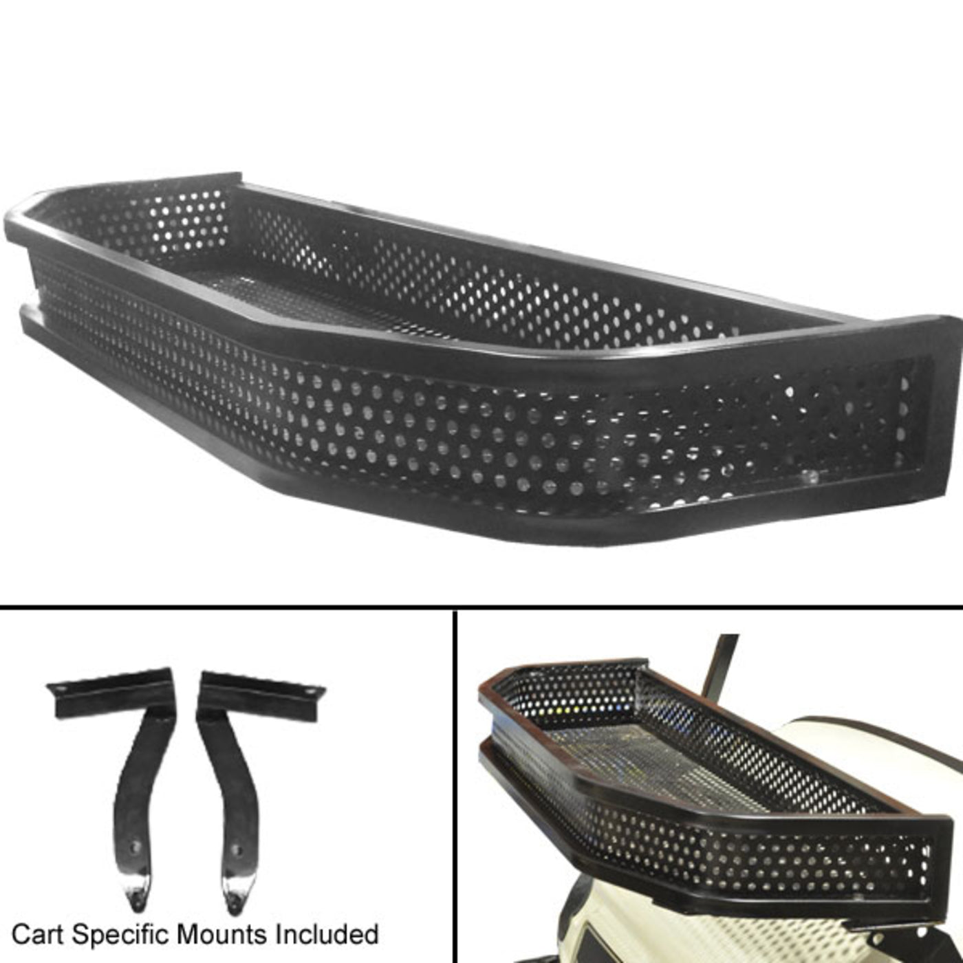 GTW Clays Basket w/ Brackets for E-Z-Go TXT