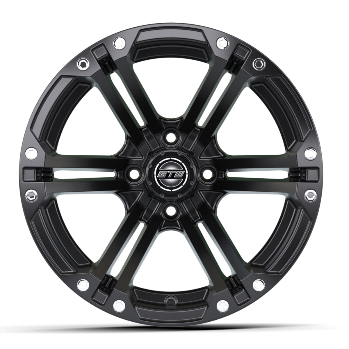 GTW Specter 14x7 Matte Black Wheel