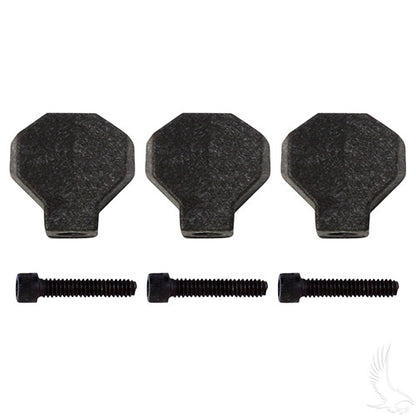 Ramp Shoe Kit, PACK of 3, Secondary Clutch, E-Z-Go Gas 89-94