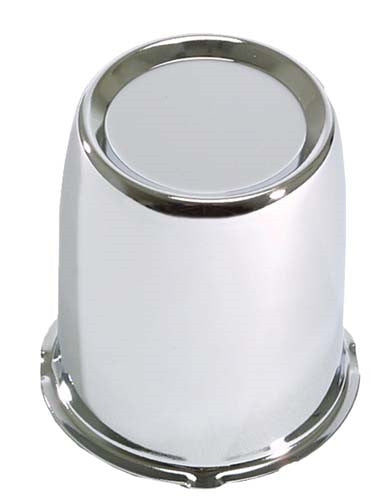 CENTER CAP, 2.65" CHROME STEEL