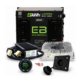 Eco Battery 36V 105Ah Lithium Bundle — Club Car DS, EZGO TXT & Yamaha G-Series