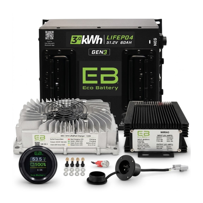 Eco Battery 48V 60Ah Lithium Bundle Kit
