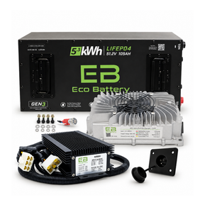 Eco Battery 48V 105Ah Skinny Bundle - Select your Cart