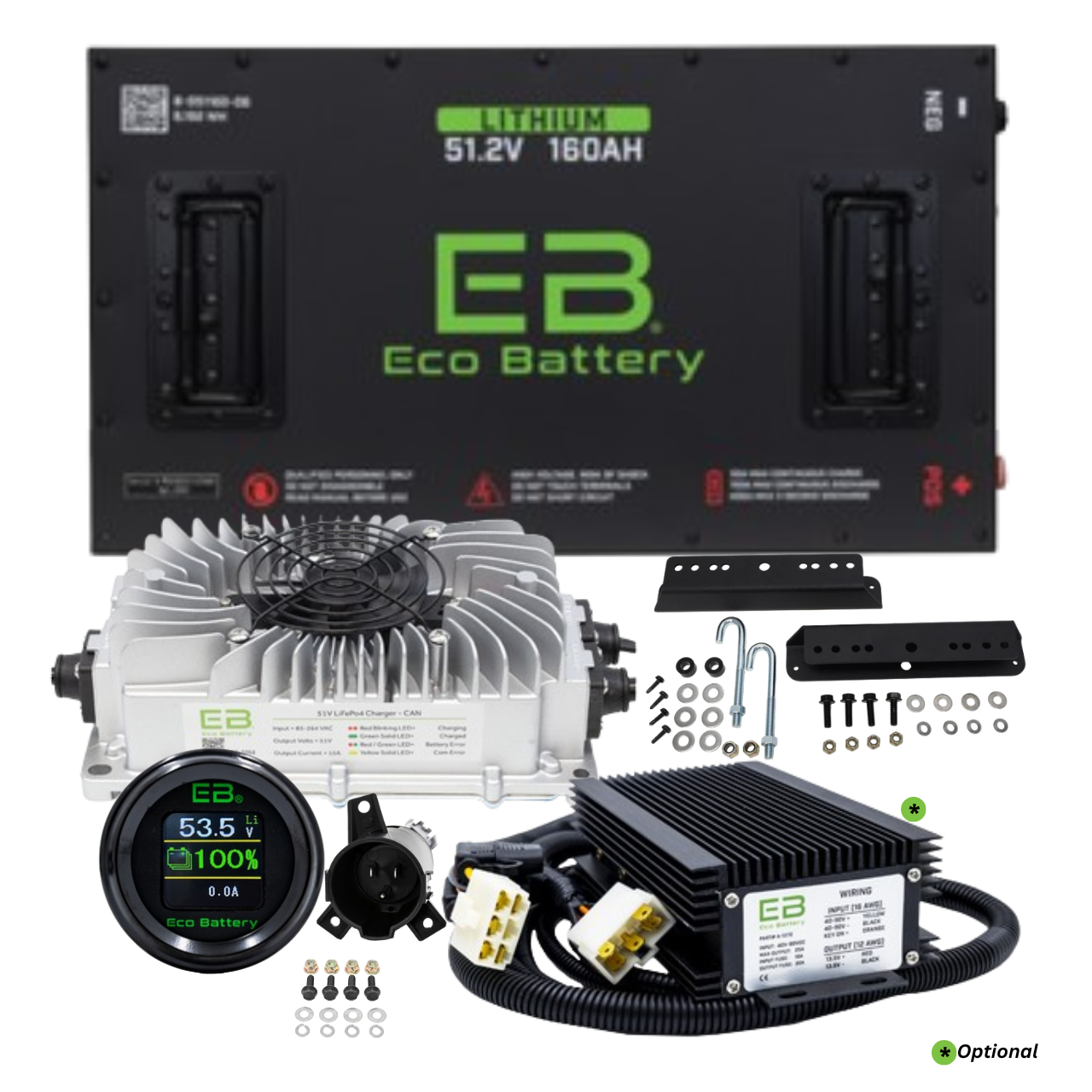 Eco Battery 48v 160ah Gen2 Lithium Bundle