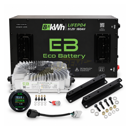 Eco Battery 48v 160ah Lithium Bundle Kit - Select your Cart