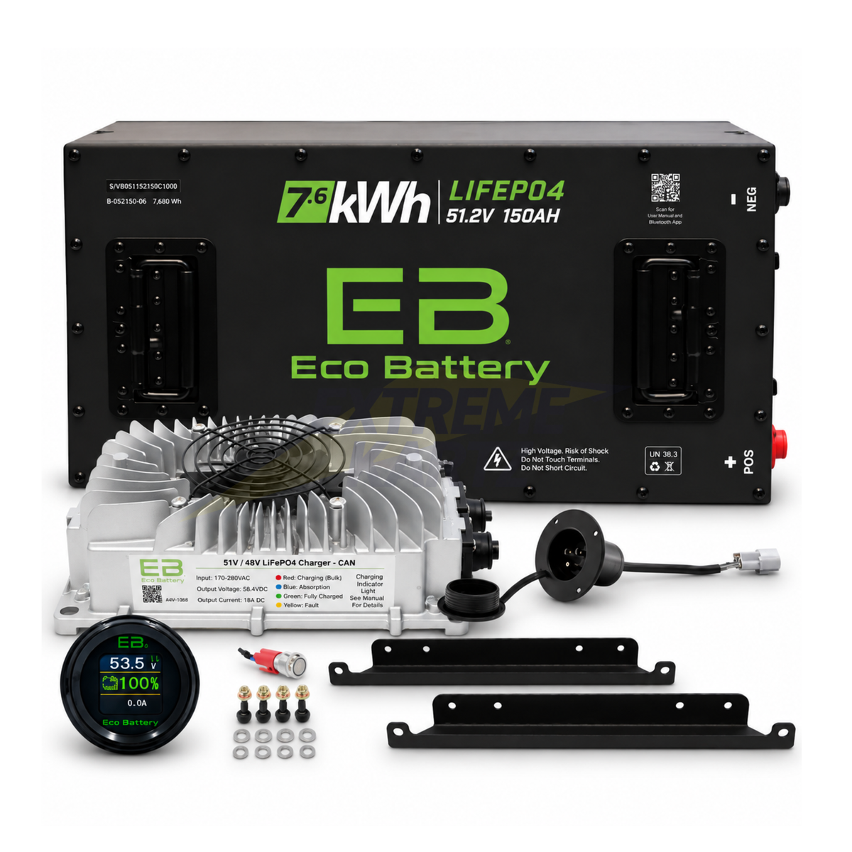 Eco Battery 48v 150ah Lithium Bundle