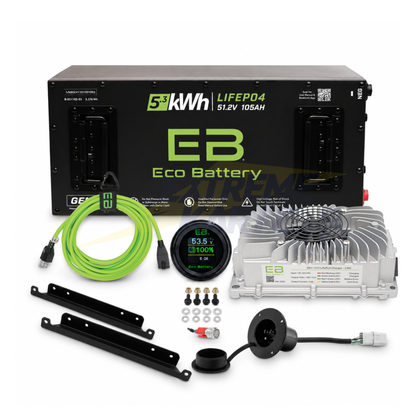 Eco Battery 48V 105Ah Skinny Bundle - Select your Cart