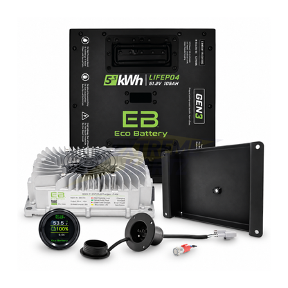 Eco Battery 48V 105Ah Thru-Hole Bundle - Select your Cart