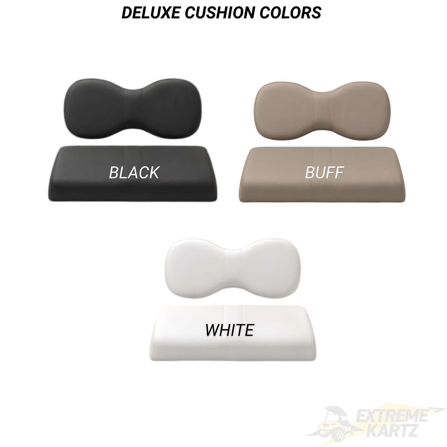 MadJax Genesis 300 Aluminum Rear Seat Kit for Club Car DS, Precedent, Tempo & Onward | Deluxe & Standard Cushions