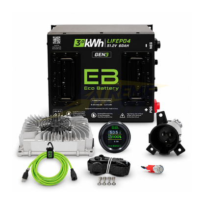 Eco Battery 48V 60Ah Lithium Bundle Kit