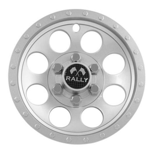 10″ Silver Metallic Rally Wheel Cover