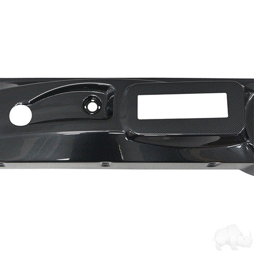 Dash, Deluxe with Radio/Speaker Cutout, Carbon Fiber, Club Car DS