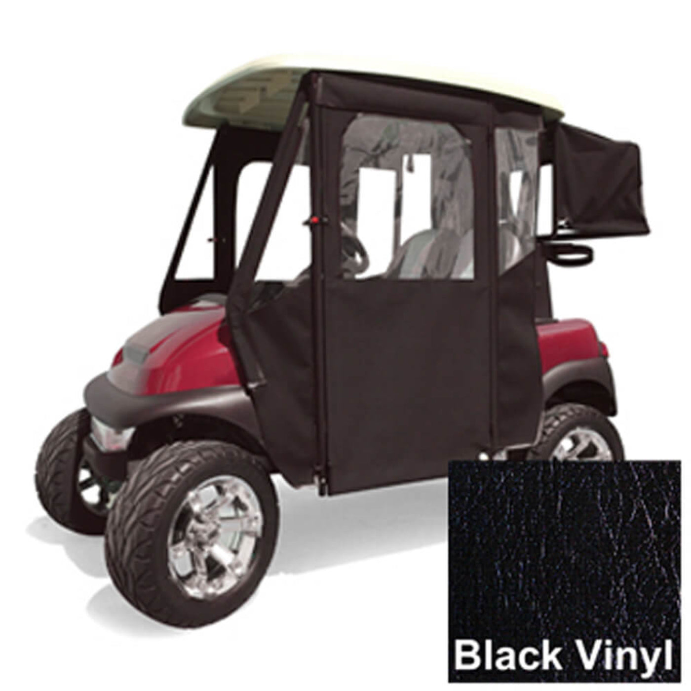 Door Max Vinyl Enclosure for E-Z-GO T48 – Black