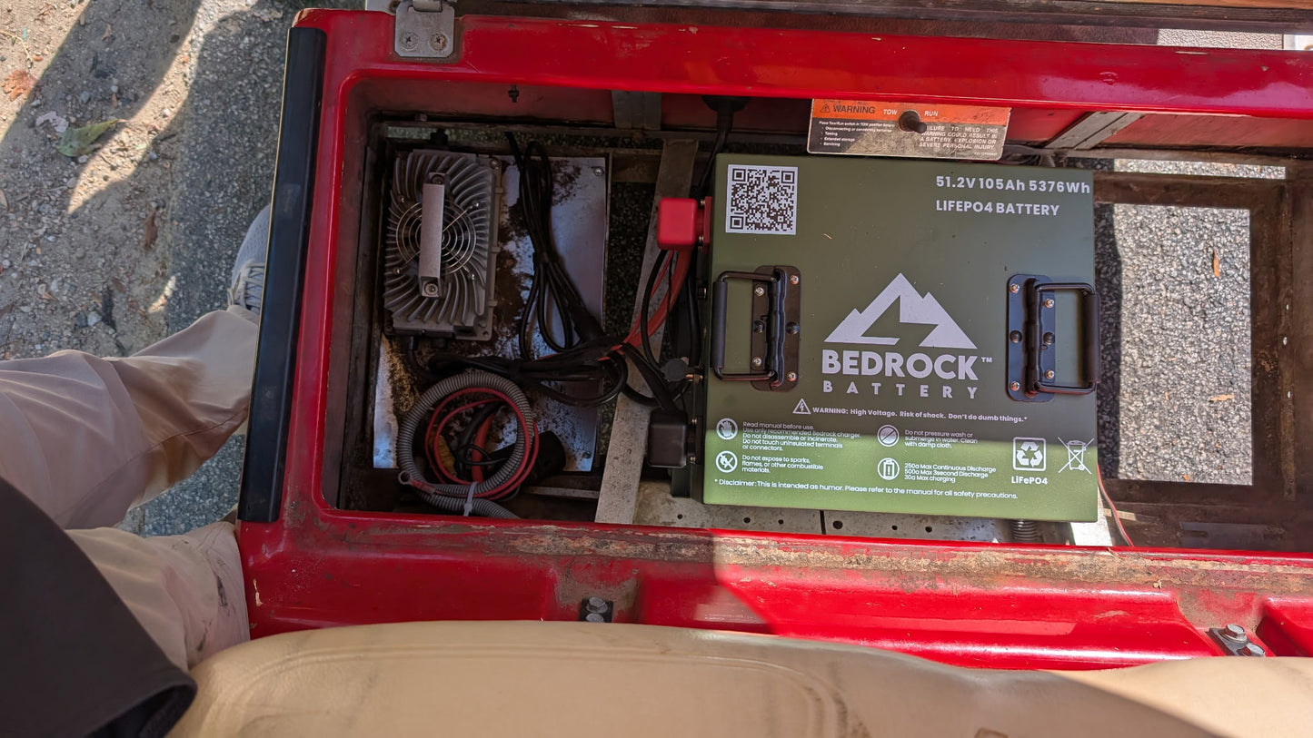 Bedrock Battery Compact 48V 105Ah Lithium Conversion Kit