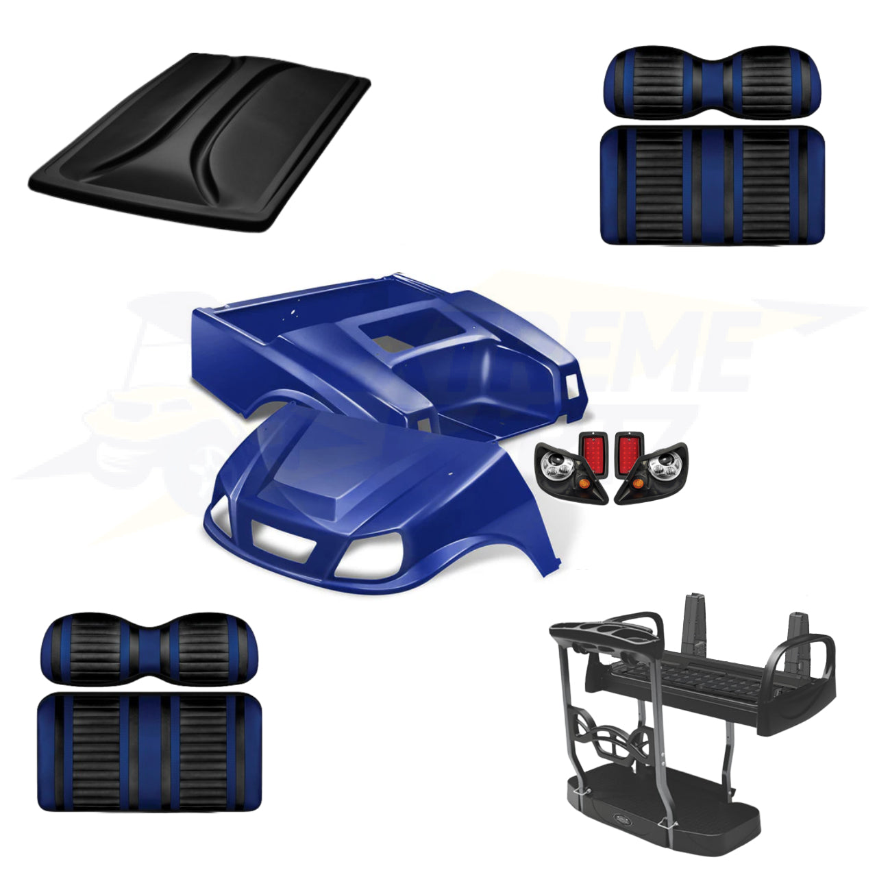 Club Car DS Spartan 5pc Upgrade Kit - Blue