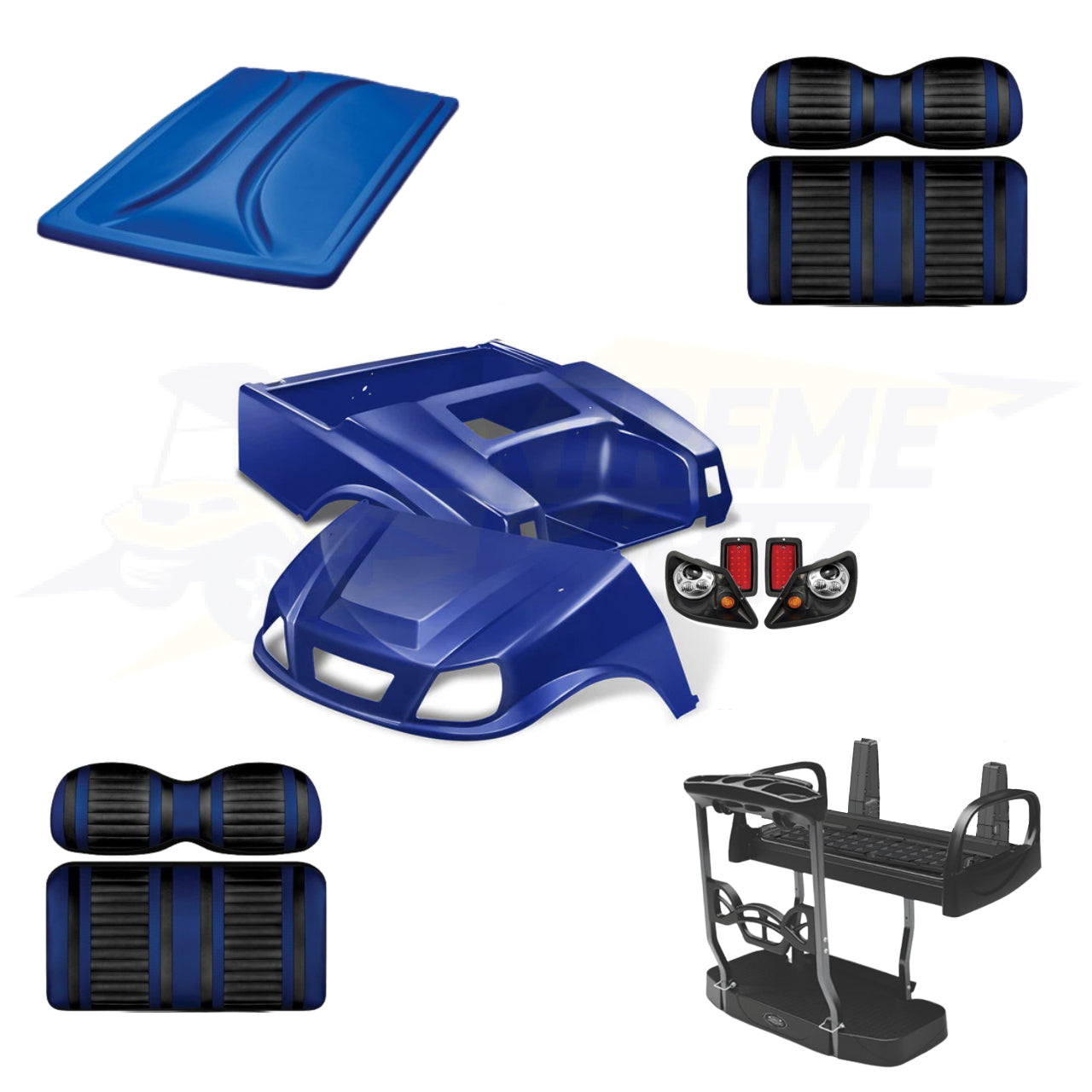 Club Car DS Spartan 5pc Upgrade Kit - Blue