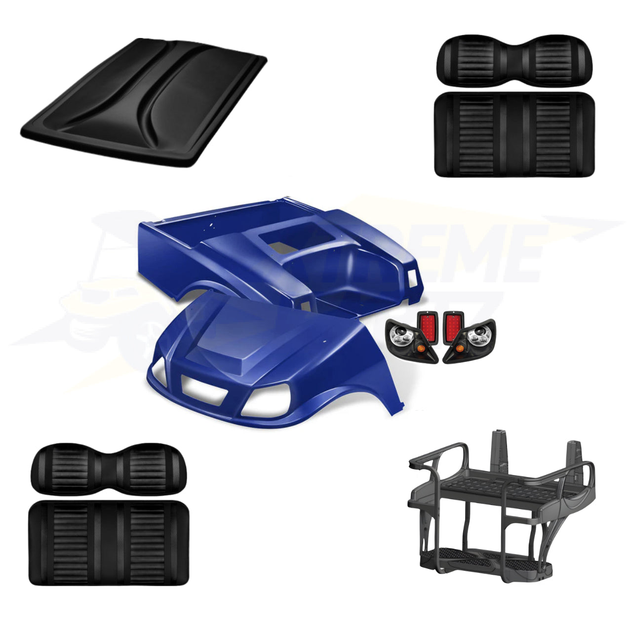 Club Car DS Spartan 5pc Upgrade Kit - Blue