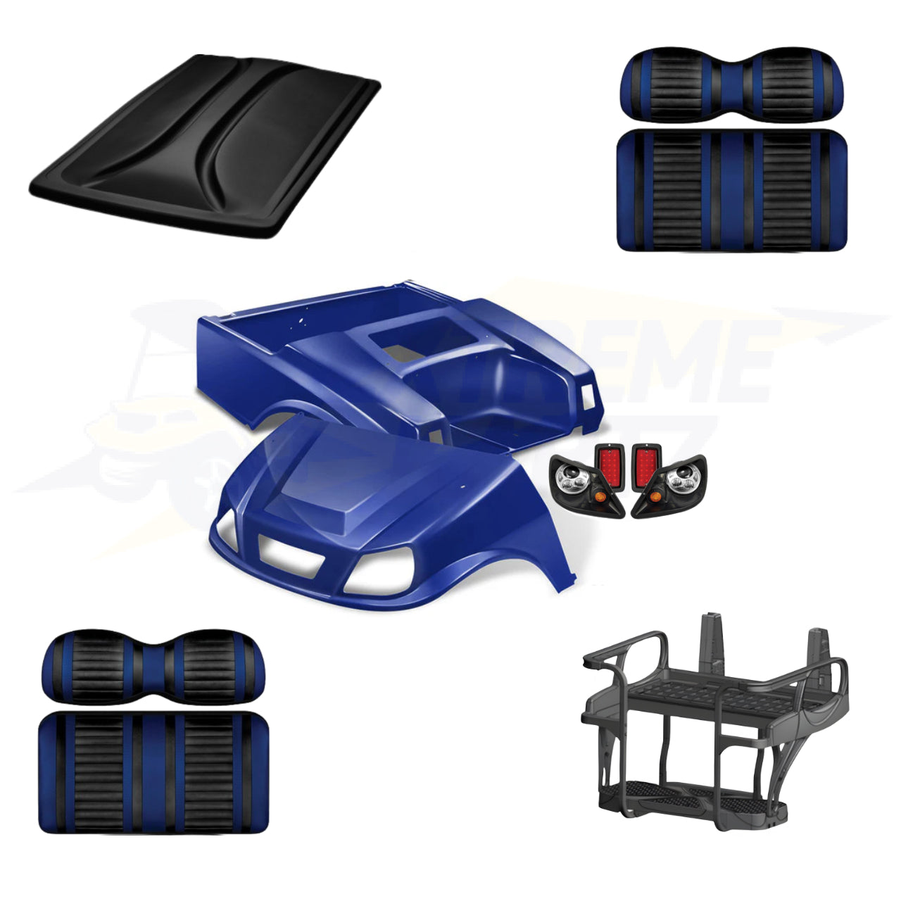 Club Car DS Spartan 5pc Upgrade Kit - Blue